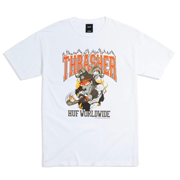 HUF x Thrasher T-shirt Rincon White